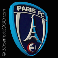 Paris FC aniGIF  www.3dperfectlogo.de 4k-UltraHD
