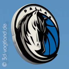 Dallas Mervericks animiertes GIF rund